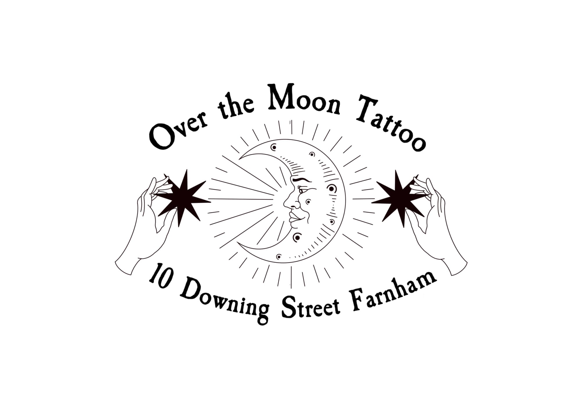 Images Over the Moon Tattoo