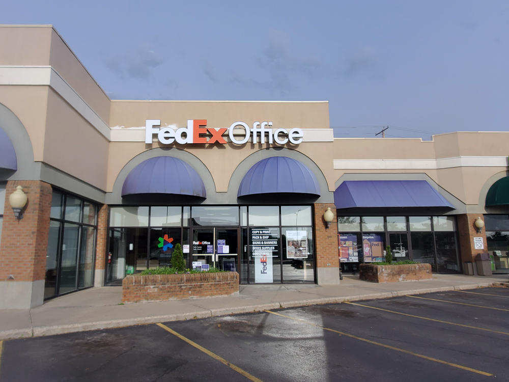 Exterior photo of FedEx Office location at 829 N Mayfair Rd\t Print quickly and easily in the self-service area at the FedEx Office location 829 N Mayfair Rd from email, USB, or the cloud\t FedEx Office Print & Go near 829 N Mayfair Rd\t Shipping boxes and packing services available at FedEx Office 829 N Mayfair Rd\t Get banners, signs, posters and prints at FedEx Office 829 N Mayfair Rd\t Full service printing and packing at FedEx Office 829 N Mayfair Rd\t Drop off FedEx packages near 829 N Mayfair Rd\t FedEx shipping near 829 N Mayfair Rd