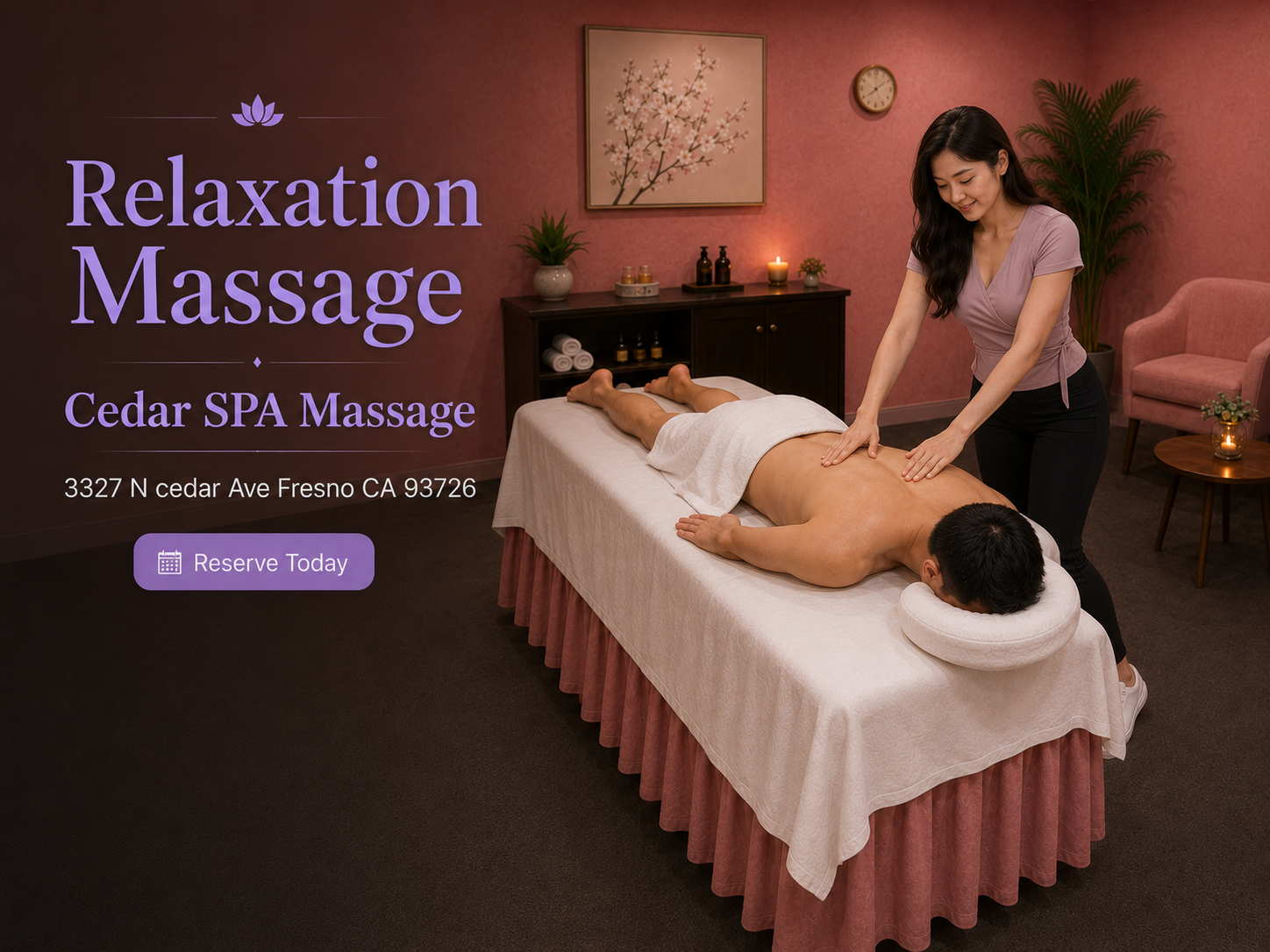 Cedar SPA Massage Google Business Profile post image for 2026-07-09.