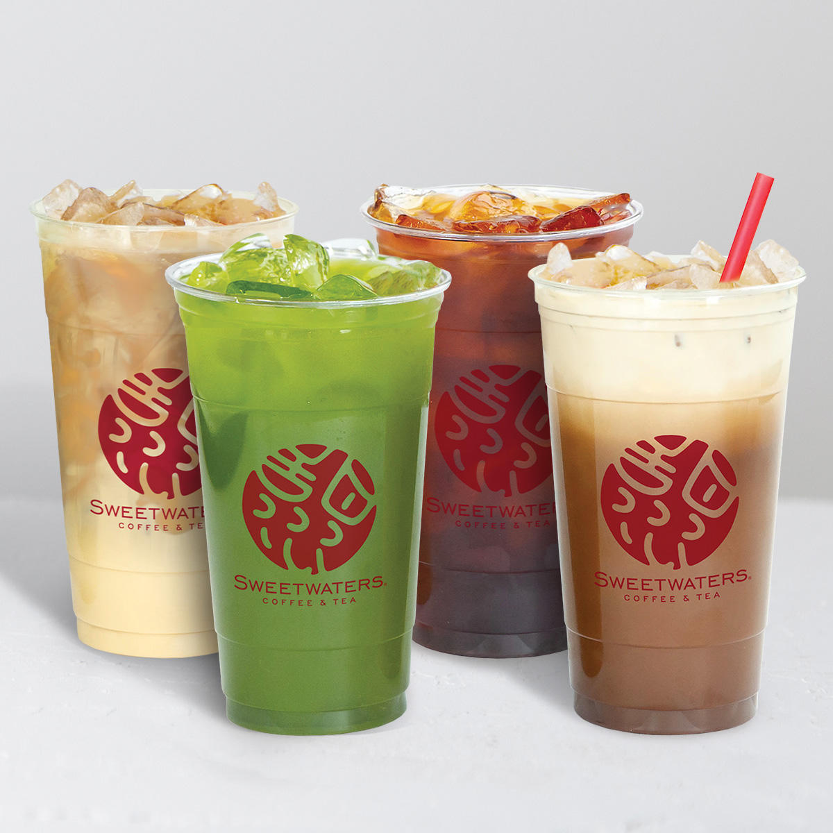 Dreamy, Straight Up, Jade Matcha Tea, Dirty 32oz Cold Brews