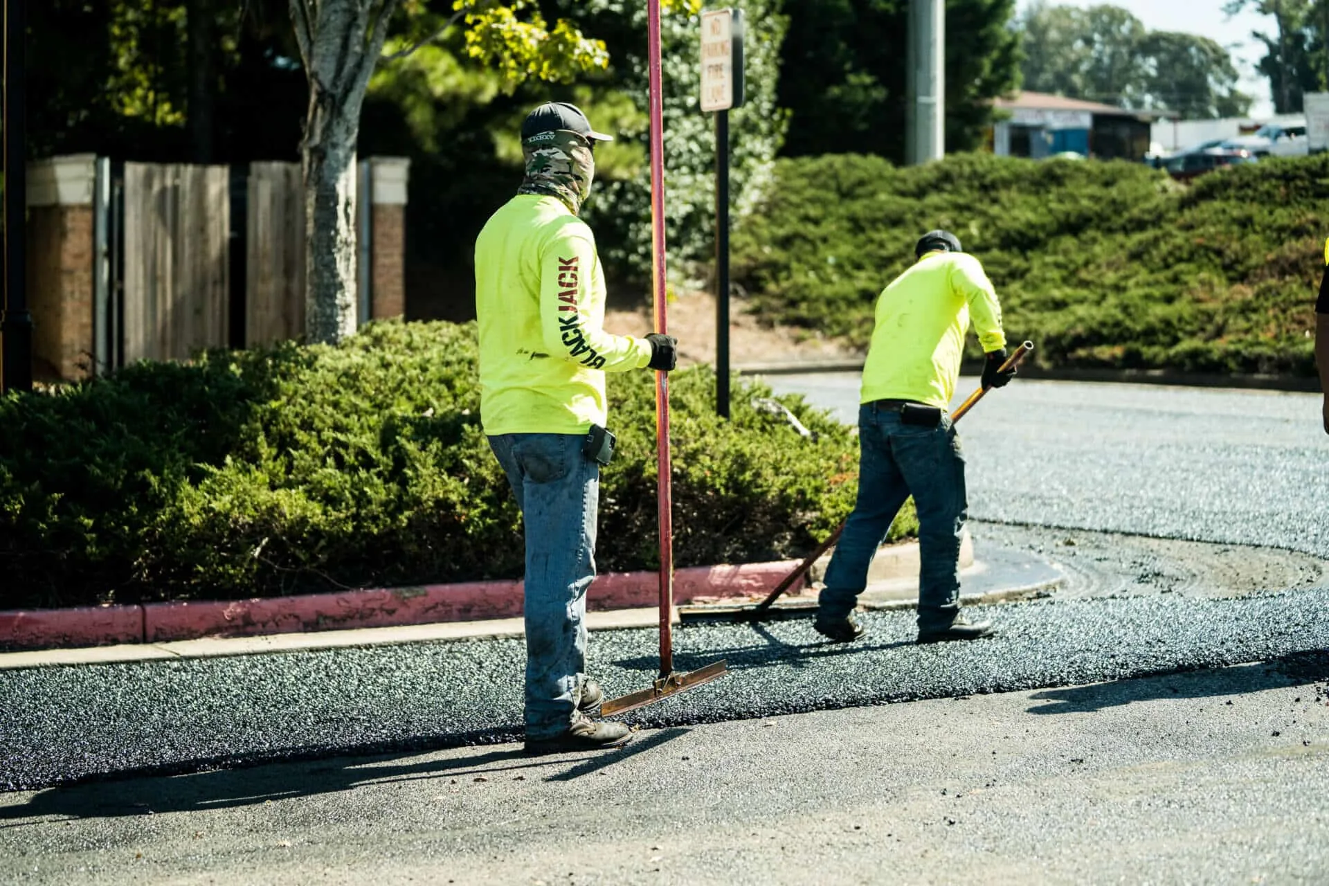 Asphalt paving service