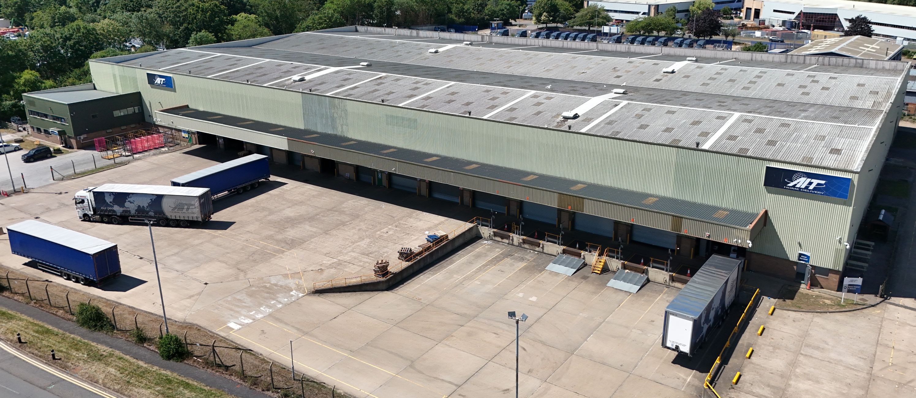 AIT Home Delivery - Brackmills Aerial View