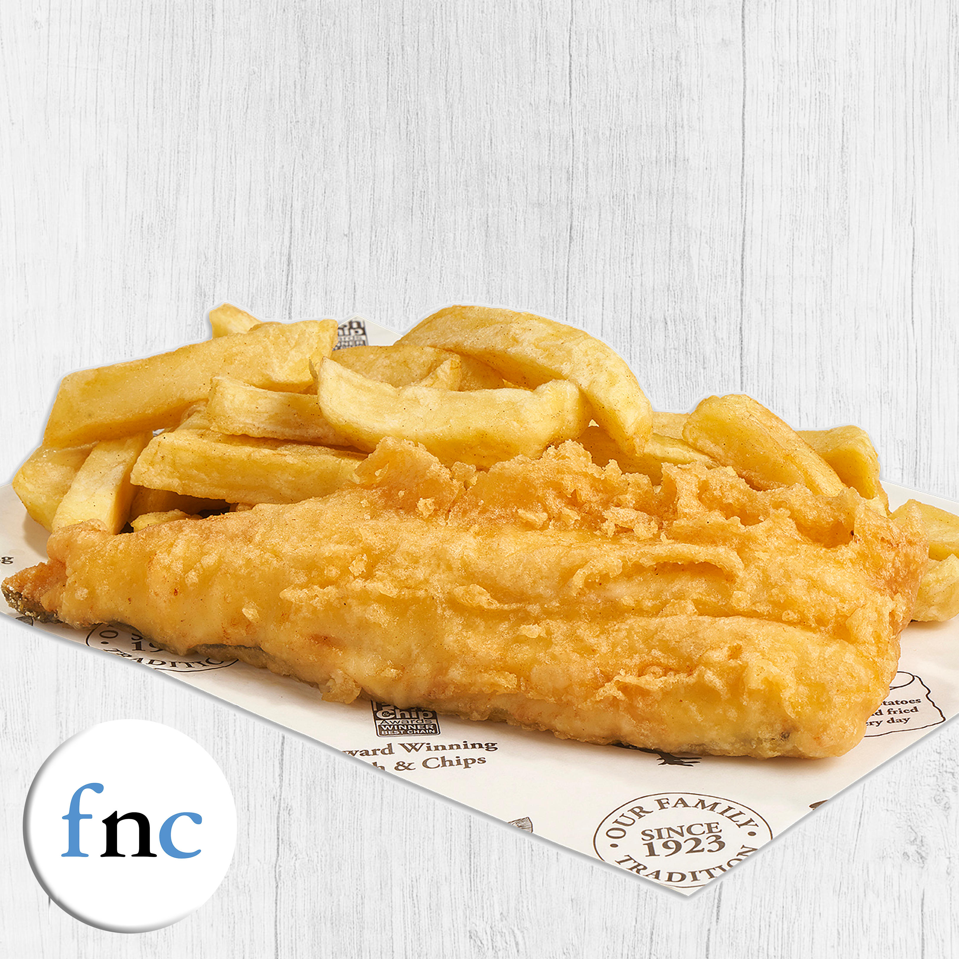 Award-winning, sustainably sourced Fish & Chips. fishnchickn The Knares Basildon 01268 545487
