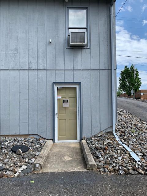 The entrance to A-1 Affordable Bail Bonds of Martinsville, VA is in the back of the building housing Sweetcakes Bakery on Kings Mountain Rd.