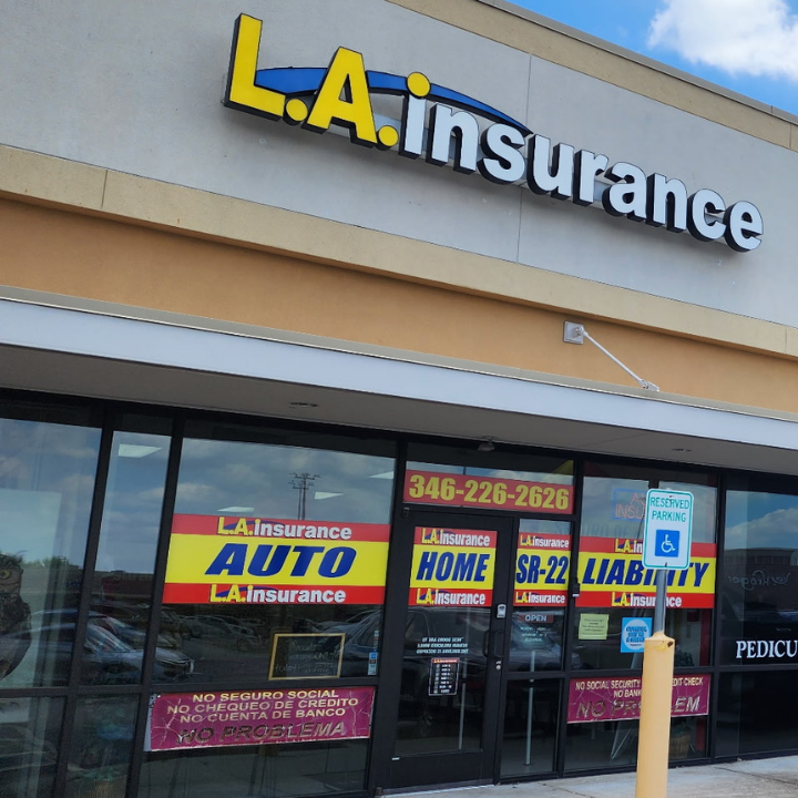 Exterior of the L.A. Insurance Agency located at 1240 FM 1462 Rd in TX
