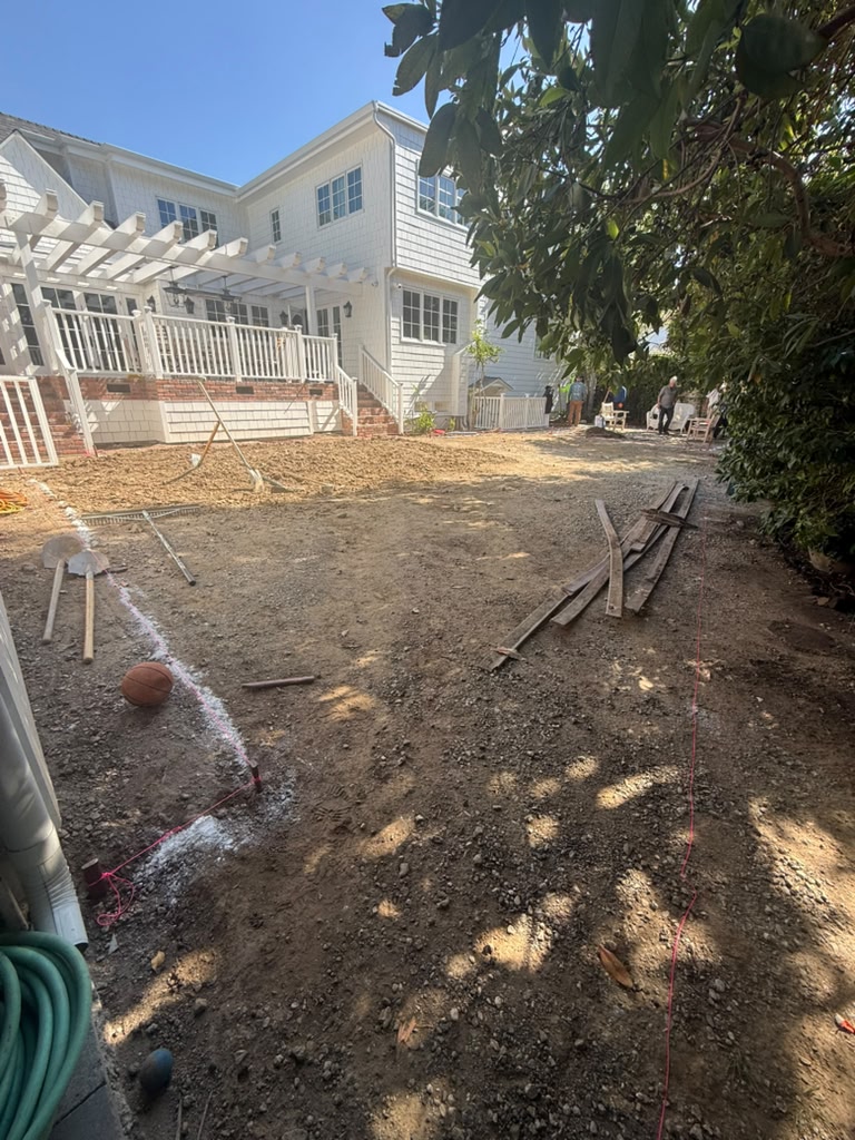 Hyperion Synthetic Turf and Landscaping - Before complete outdoor transformation