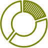 Circular chart icon.