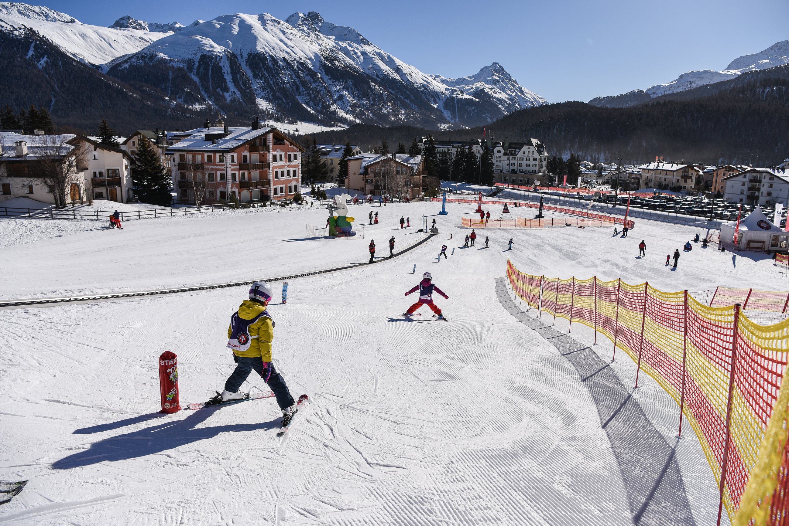 Bilder Schweiz. Skischule St. Moritz