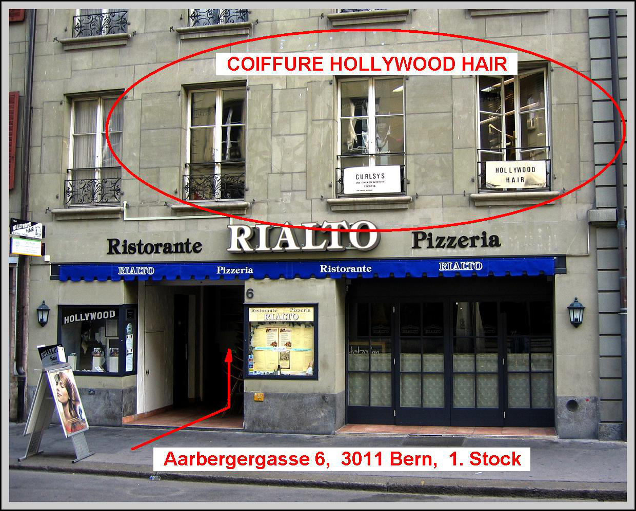 Hollywood Hair, Aarbergergasse 6 in Bern
