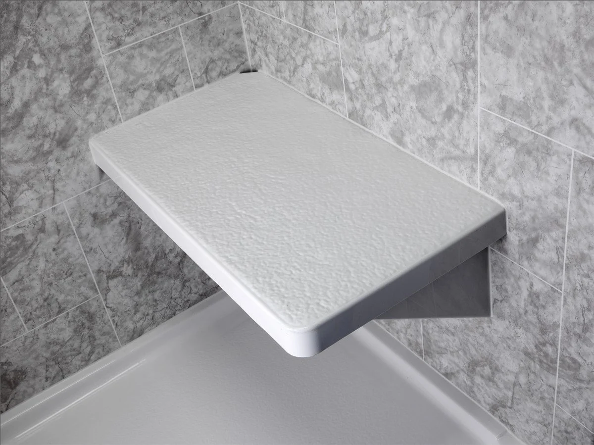 Built-in shower seat for comfort and accessibility in modern bathrooms