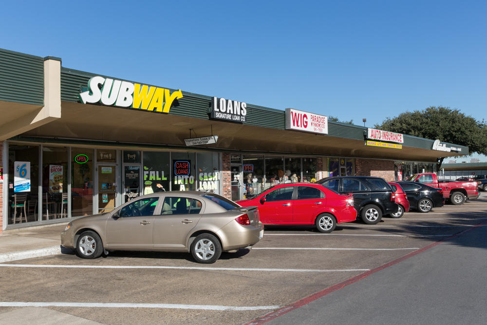 Subway, Signature Loan Co, Wig Salon at Wynnewood Village Shopping Center