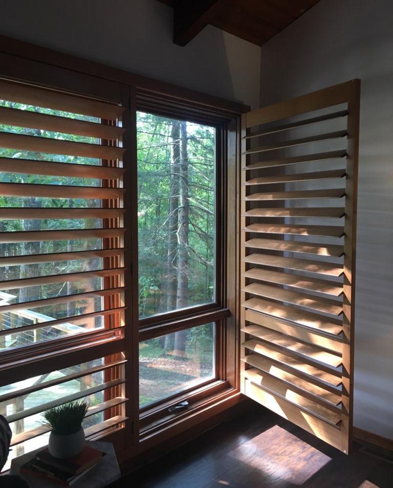 Real Wood Shutters by Budget Blinds of Knoxville & Maryville are especially known for enhancing the  Budget Blinds of Knoxville & Maryville Knoxville (865)588-3377