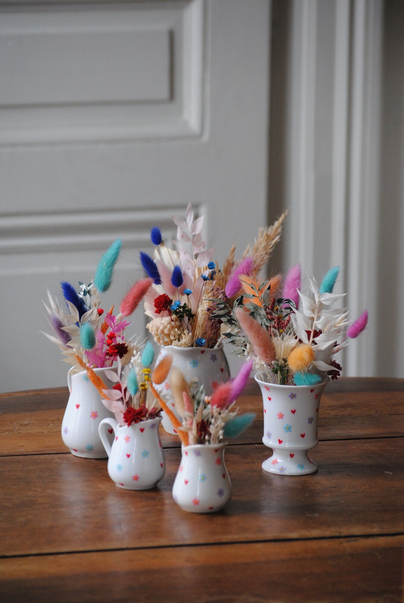 Images Magnolia - atelier de créations en fleurs séchées à Lyon - Atelier DIY EVJF - Créations : bouquet/couronne de mariée