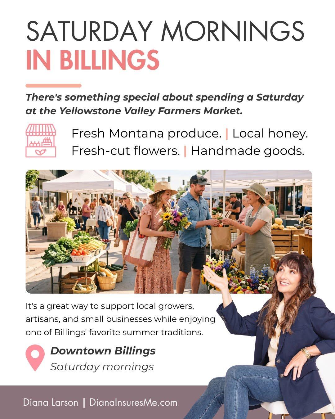 Saturday mornings are a great time to visit the Yellowstone Valley Farmers Market! From fresh produce and handmade goods to familiar faces, there is plenty to enjoy throughout the season. What is your market must have?