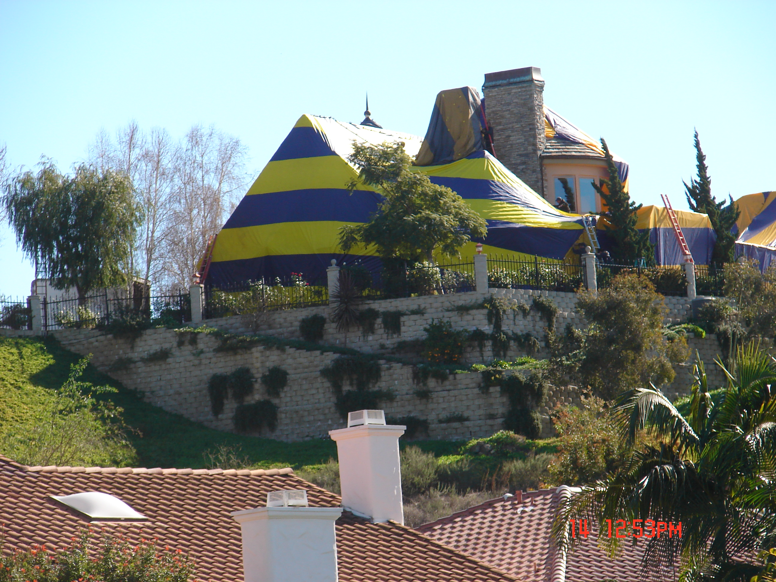 Fumigation on the castle!