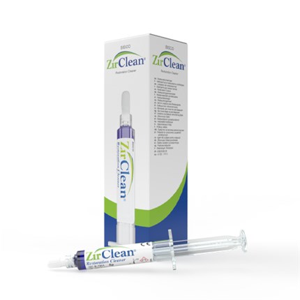 ZirClean is a cleaning gel designed for the non-abrasive cleaning of the bonding surfaces of zirconia (and other prosthetic restorations) after intraoral try-in. ZirClean helps to achieve reliable adhesive cementation results by removing the phosphate contamination of zirconia (as well as ceramic and metal restoration surfaces) that occur during try-in.*