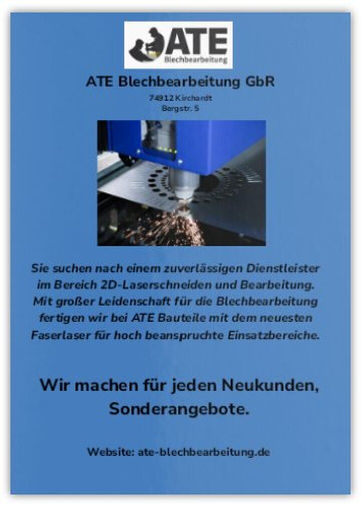 Bilder ATE Blechbearbeitung GbR