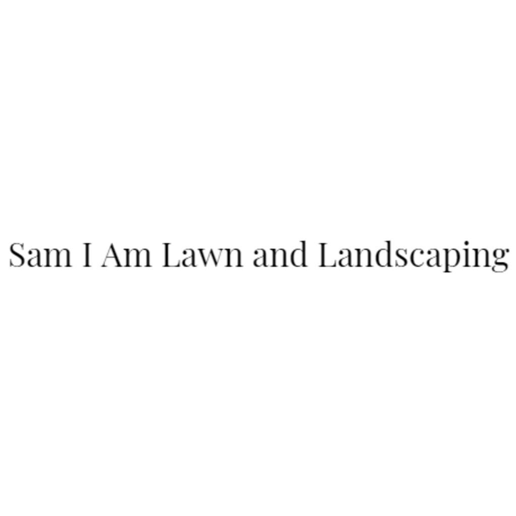 Sam I Am Lawn and Landscaping Logo