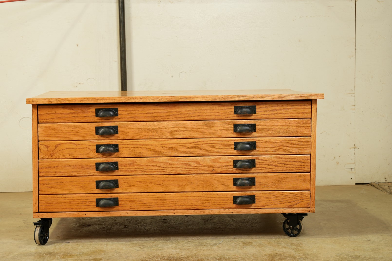 Oak File Cabinet - After
