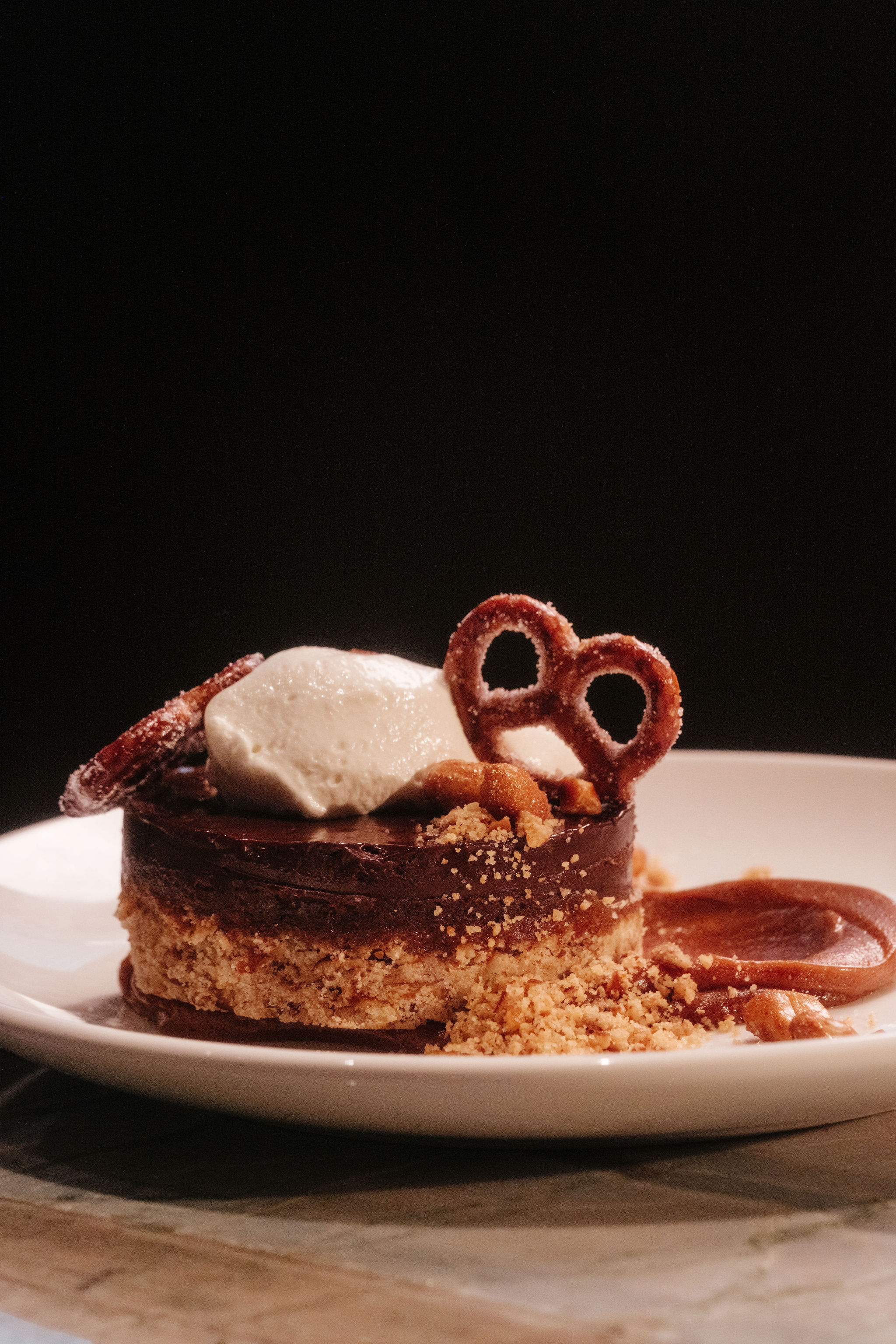 Chocolate Peanut Ganache Tart 