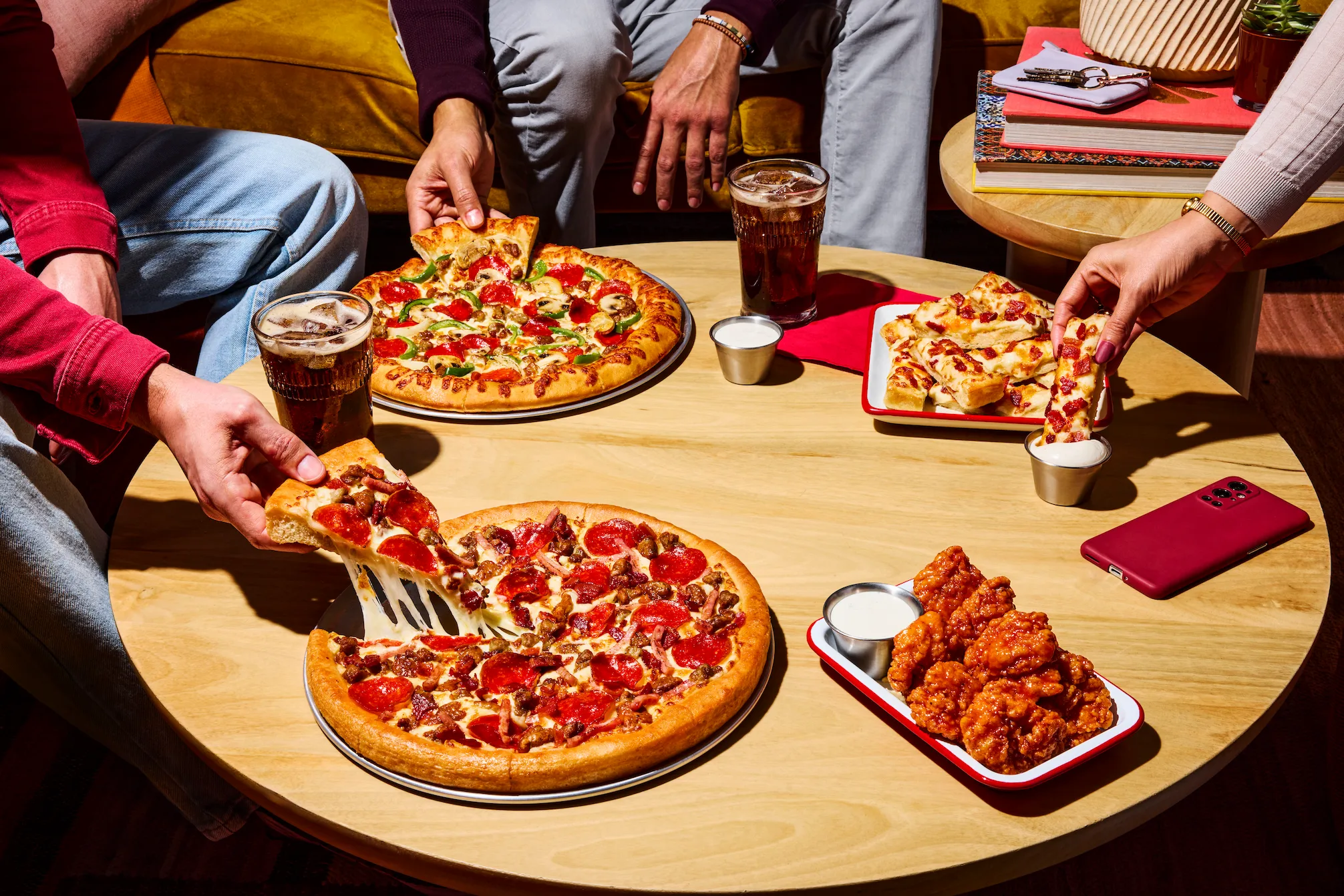 Late night Pizza Hut perfection, available at all hours