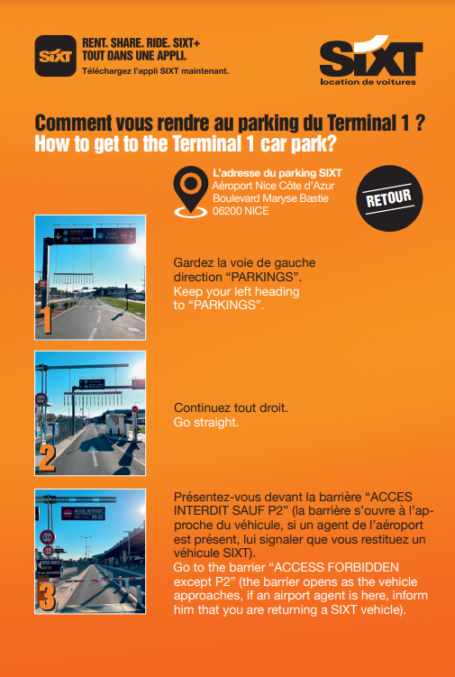 Images SIXT | Location voiture Nice aéroport