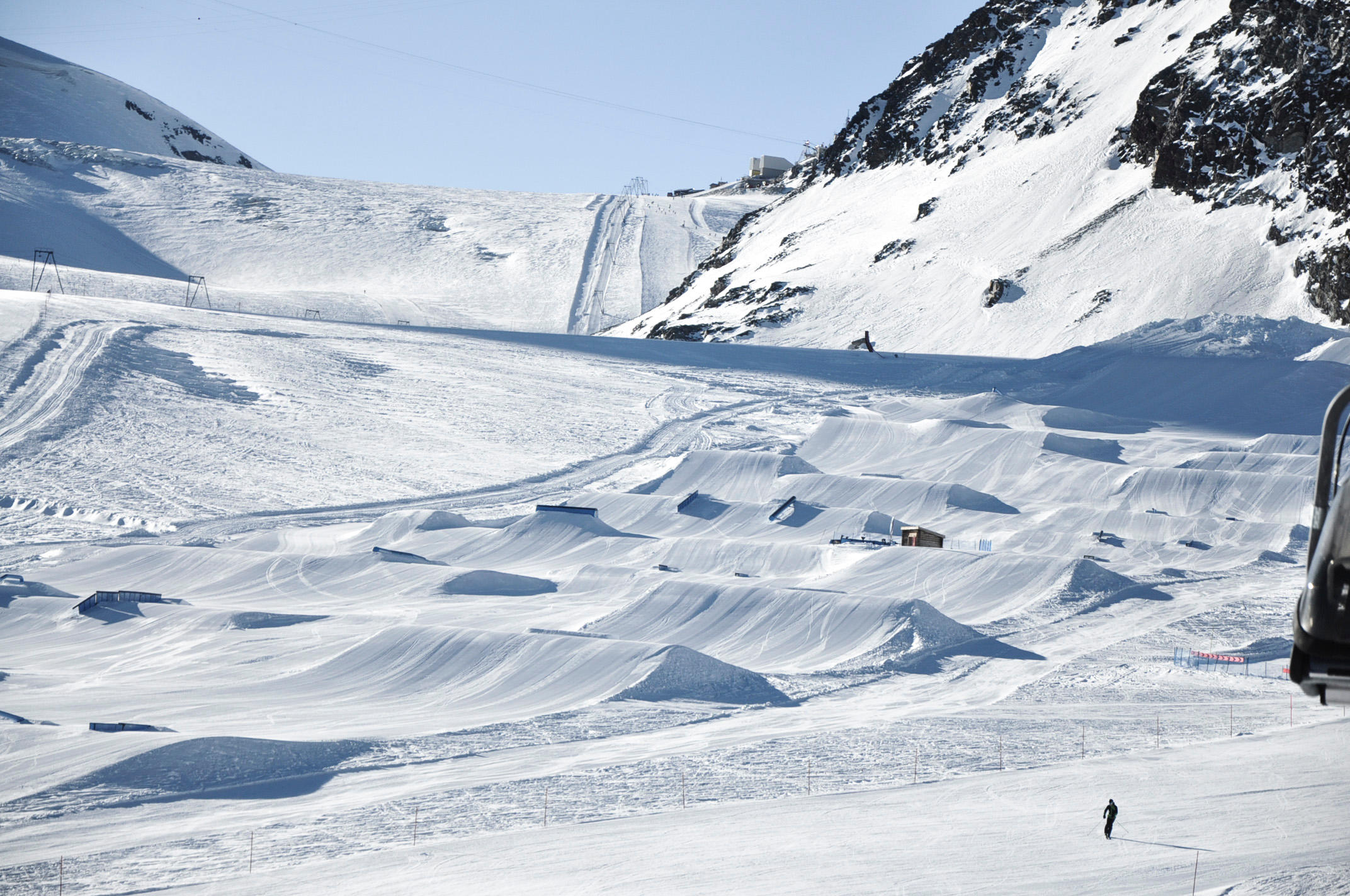 Snowpark Zermatt, Matterhorn glacier paradise in Zermatt