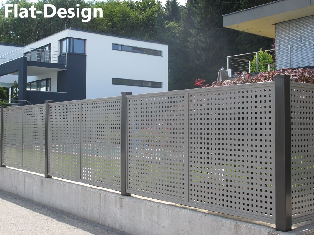 Zaunfeld / Sichtschutz Brix Flat-Design