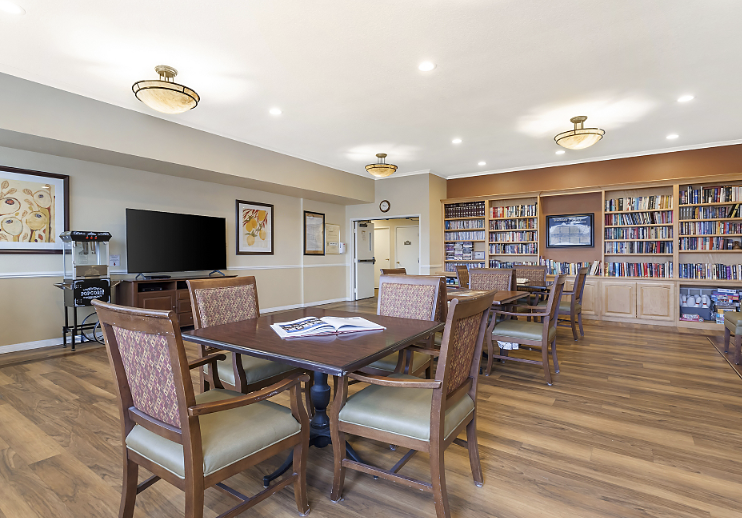 Brookdale Brea activity room