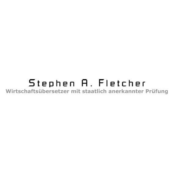 Logo Stephen A. Fletcher - Wirtschaftsübersetzer mit staatlich anerkannter Prüfung