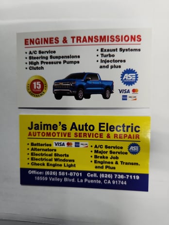 Images Jaime's Auto Electric & General Mechanic