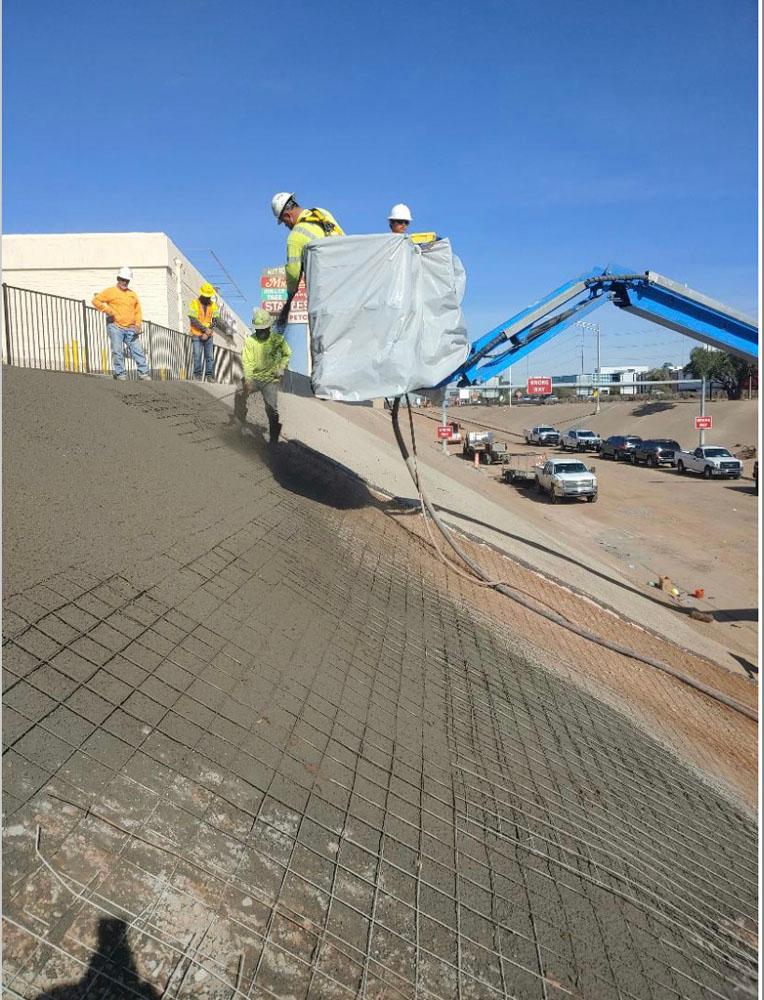 Slope stabilization and soil retention shotcrete project by BAM Shotcrete BAM Shotcrete Phoenix (623)208-2912
