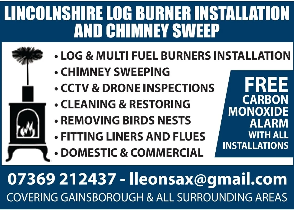 Lincolnshire Log Burner Installation and Chimney Sweep Gainsborough 07369 212437