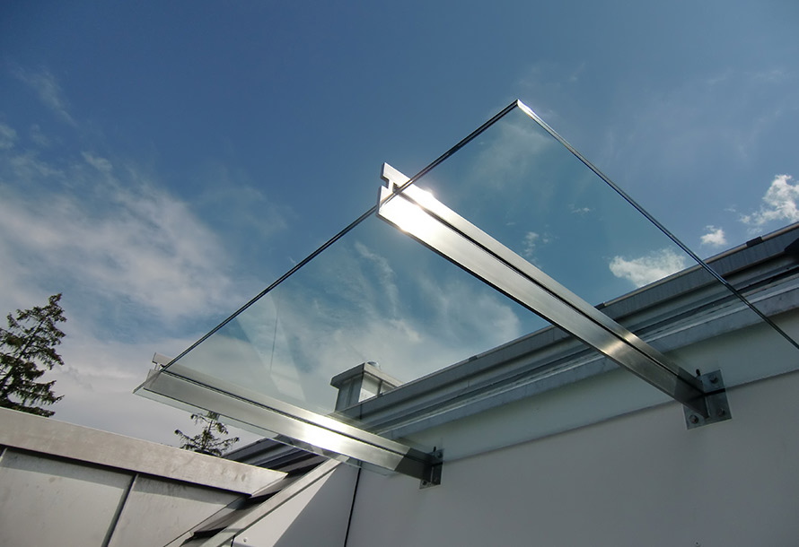 Vordächer aus Glas | Glasschleiferei & Glaserei | Ditl R. & Co. | München
