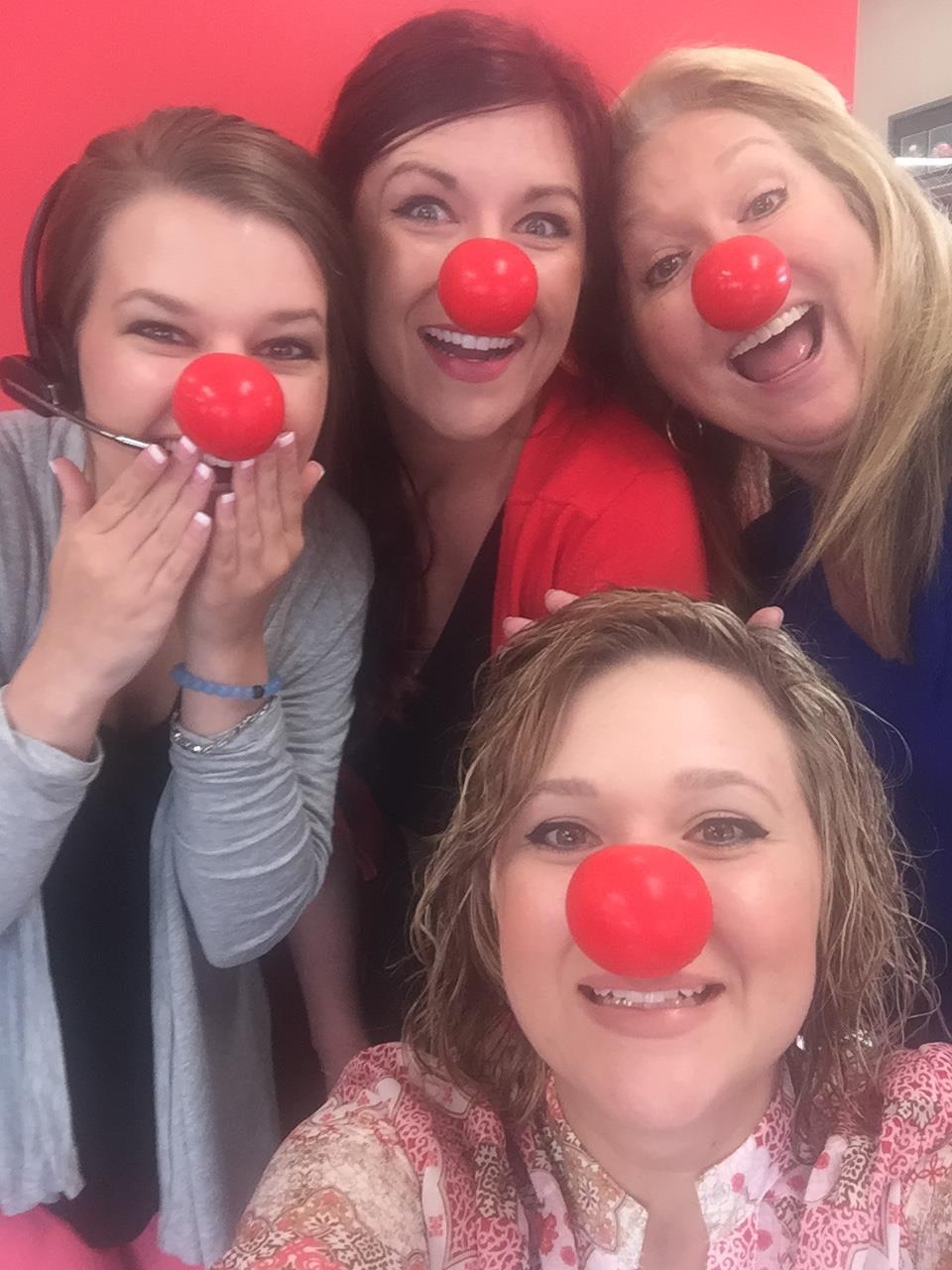Clowning around on Red Nose Day!