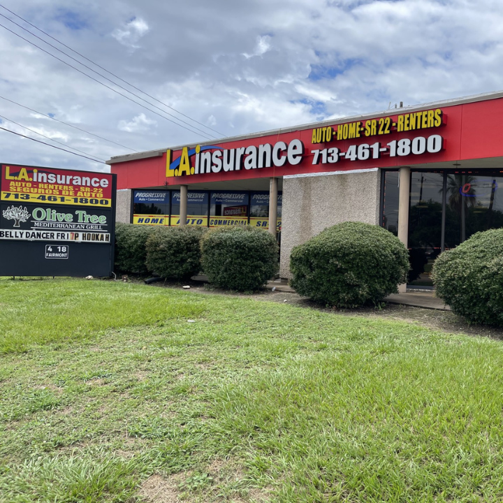 Exterior of the L.A. Insurance Agency located at 4018 Fairmont Pkwy in TX