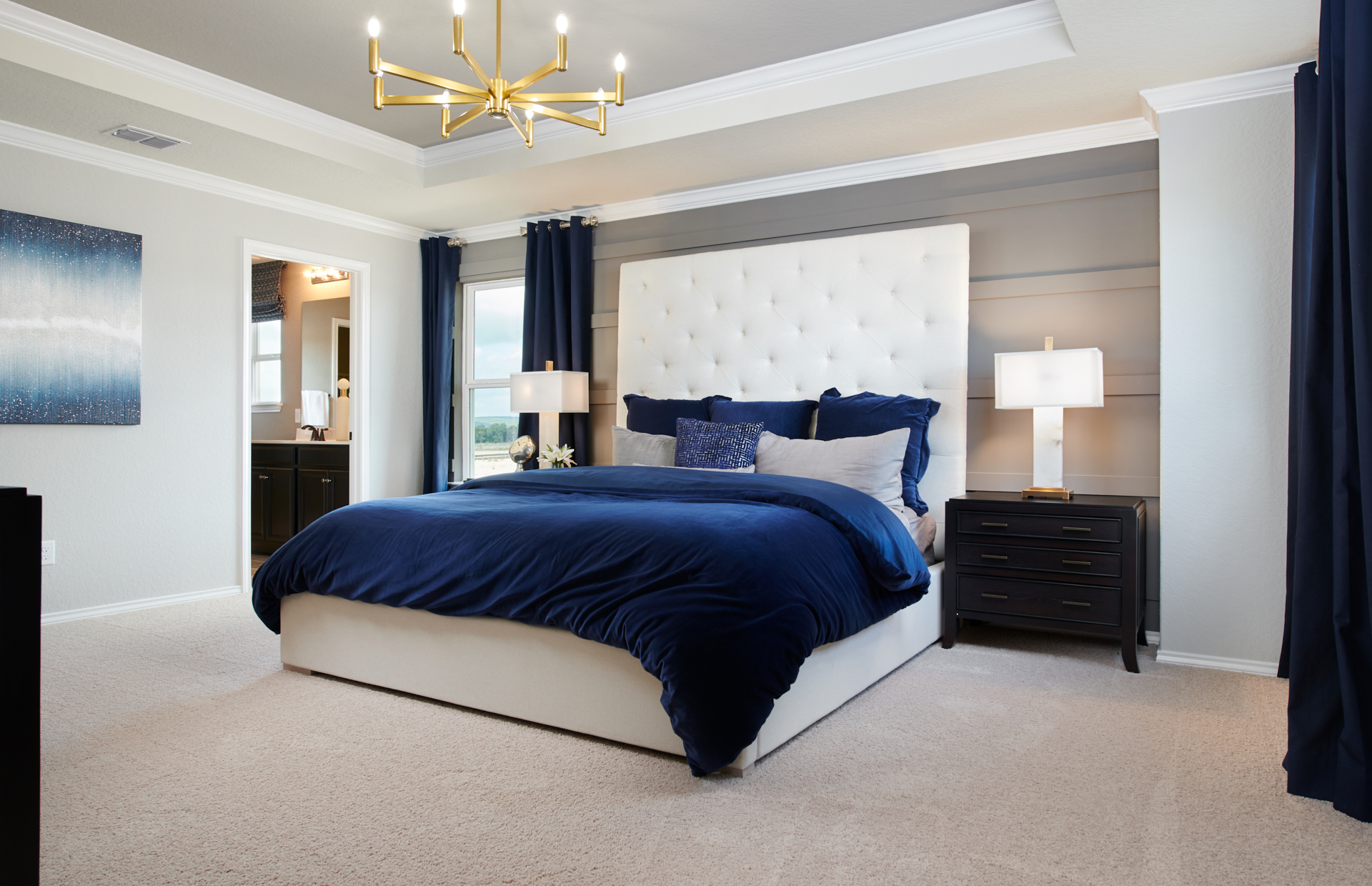 Spacious owner's suite