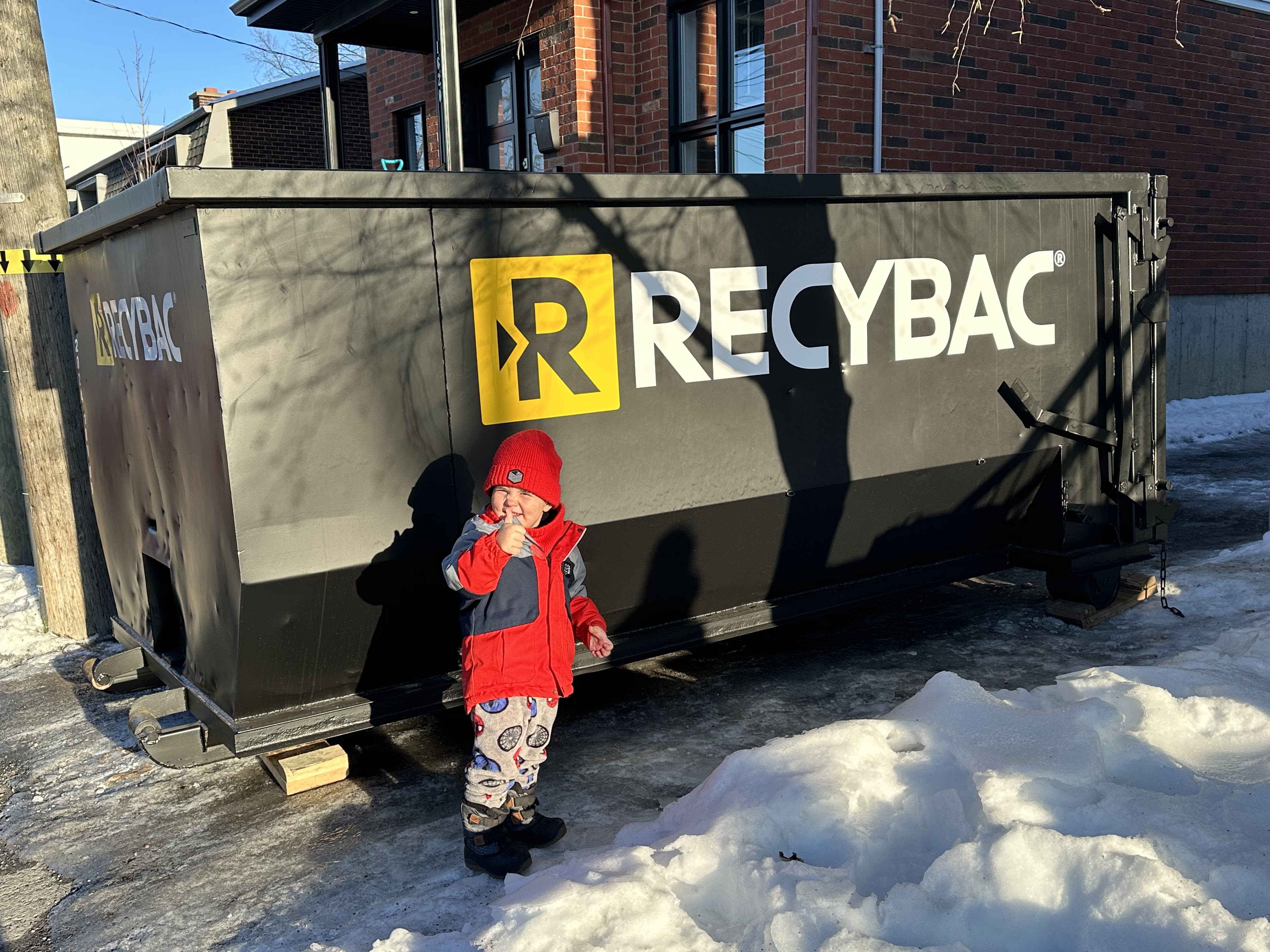 Images Location de conteneur RECYBAC Longueuil