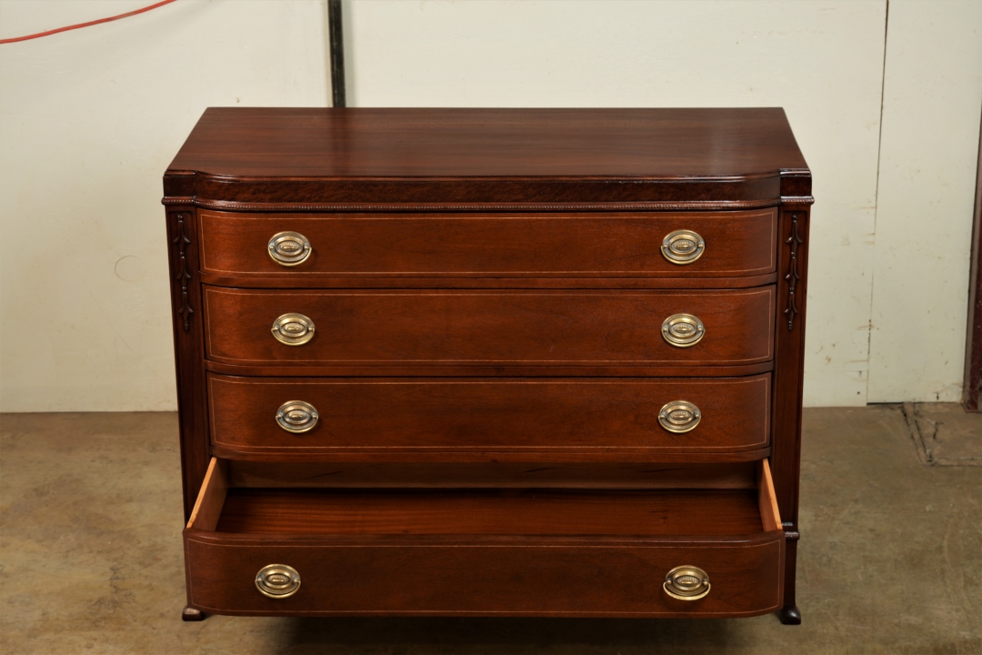 Antique Chest After Restoration - Front View