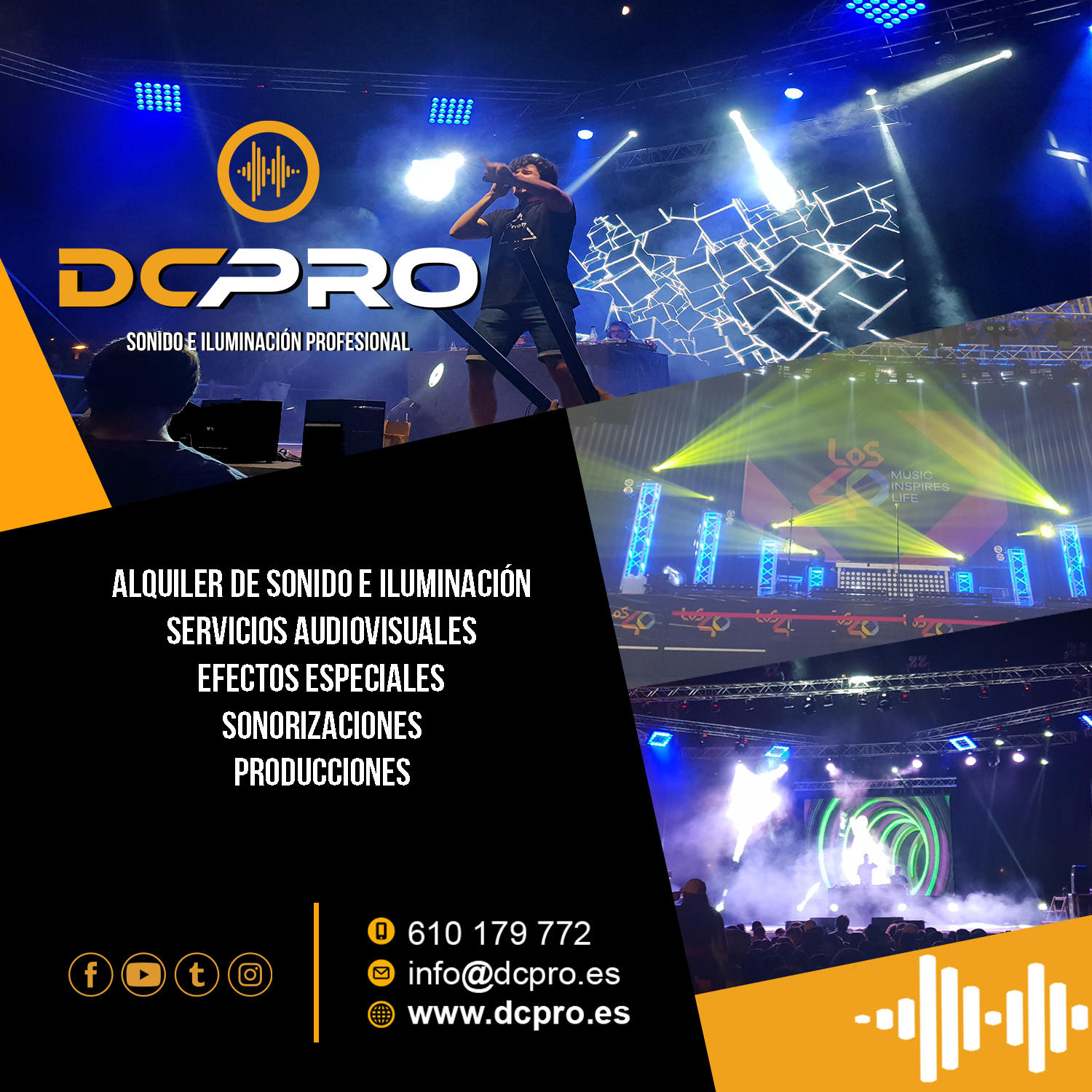 Images DCPRO S.L. Sonido e Iluminación Profesional