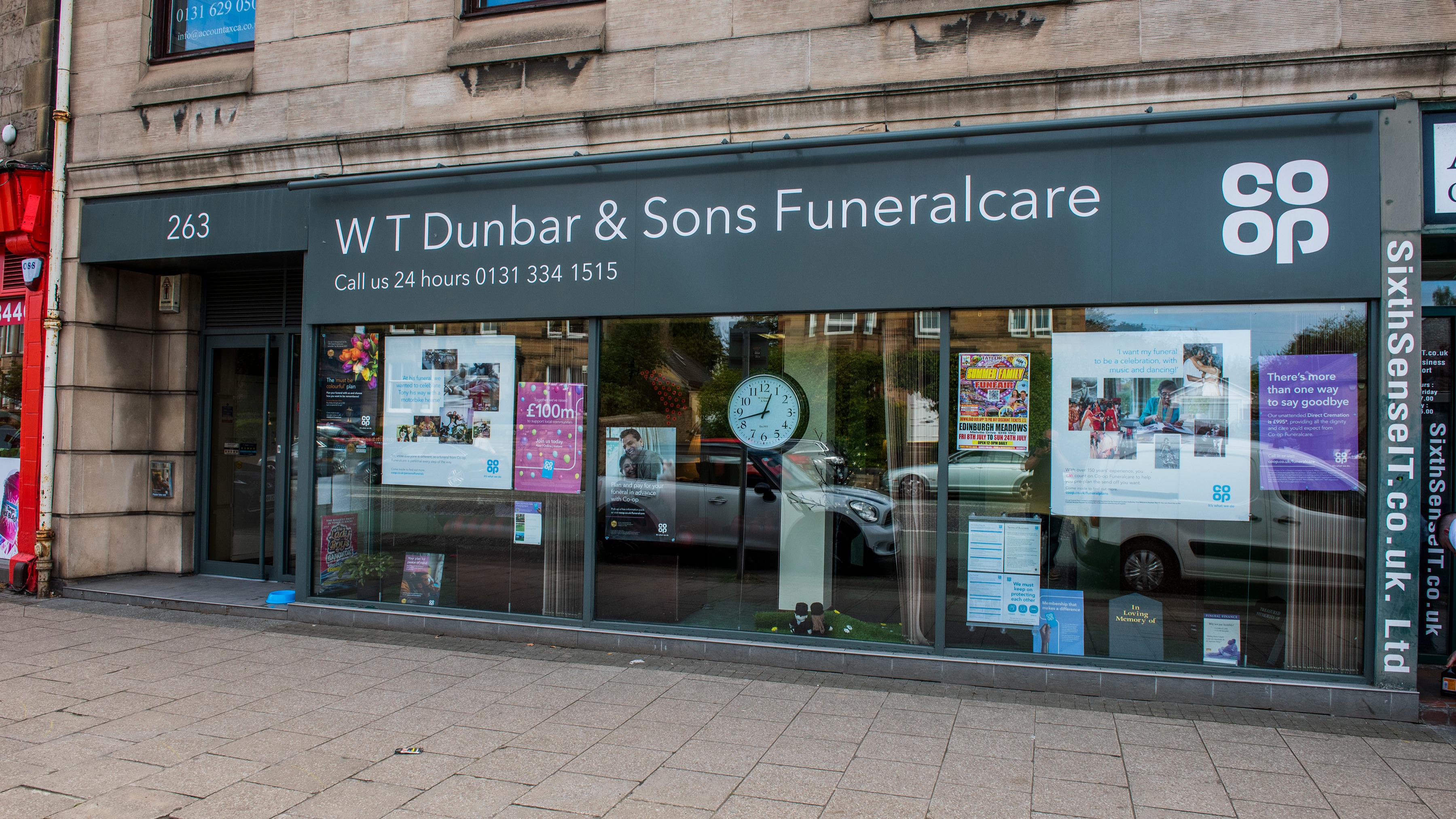 Images W T Dunbar & Sons Funeralcare