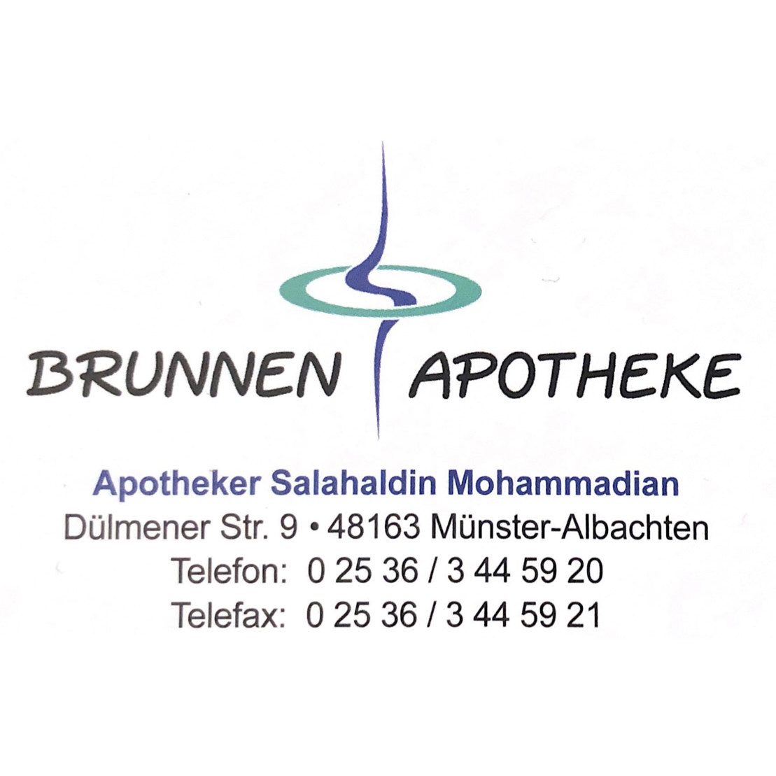 Brunnen Apotheke in Münster - Logo