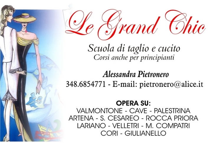 Images Scuola di Sartoria Le Grand Chic