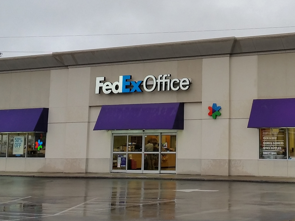 Exterior photo of FedEx Office location at 12191 Katy Fwy\t Print quickly and easily in the self-service area at the FedEx Office location 12191 Katy Fwy from email, USB, or the cloud\t FedEx Office Print & Go near 12191 Katy Fwy\t Shipping boxes and packing services available at FedEx Office 12191 Katy Fwy\t Get banners, signs, posters and prints at FedEx Office 12191 Katy Fwy\t Full service printing and packing at FedEx Office 12191 Katy Fwy\t Drop off FedEx packages near 12191 Katy Fwy\t FedEx shipping near 12191 Katy Fwy