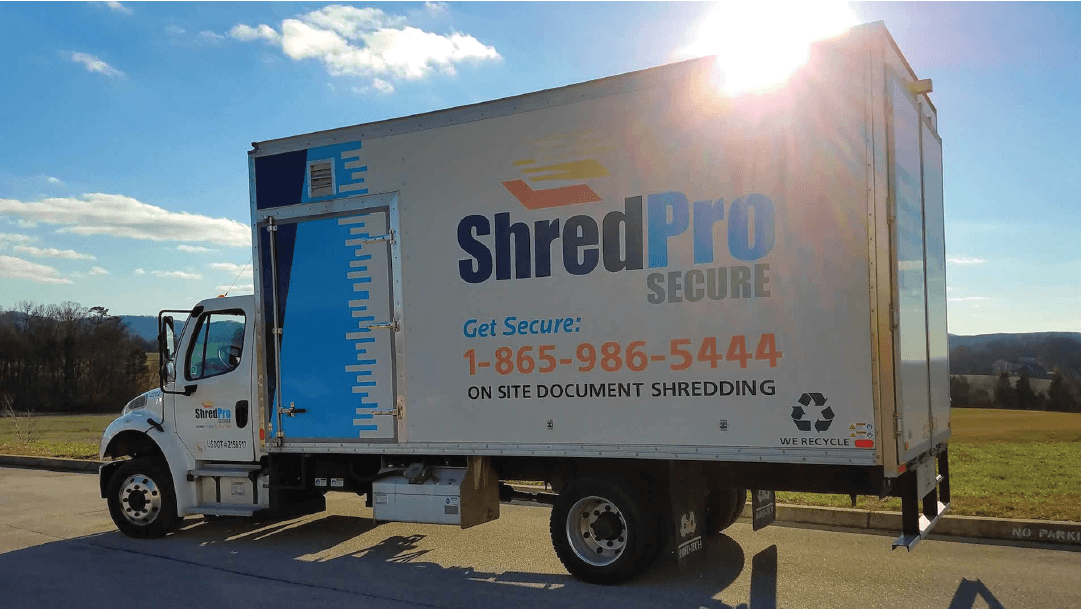ShredPro Secure mobile shredding truck