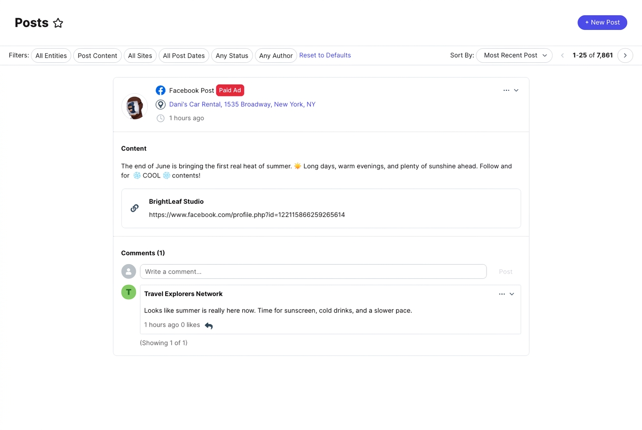 post feed paid ad badge