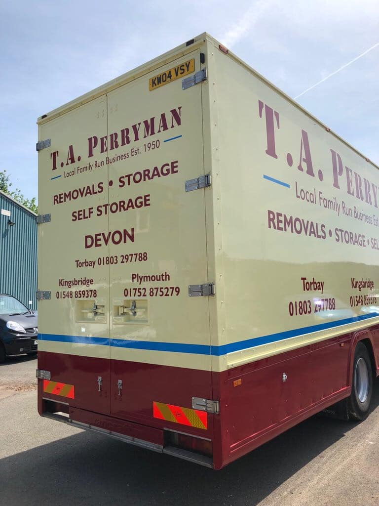 T A Perrymans Removals & Storage Paignton 01803 297788