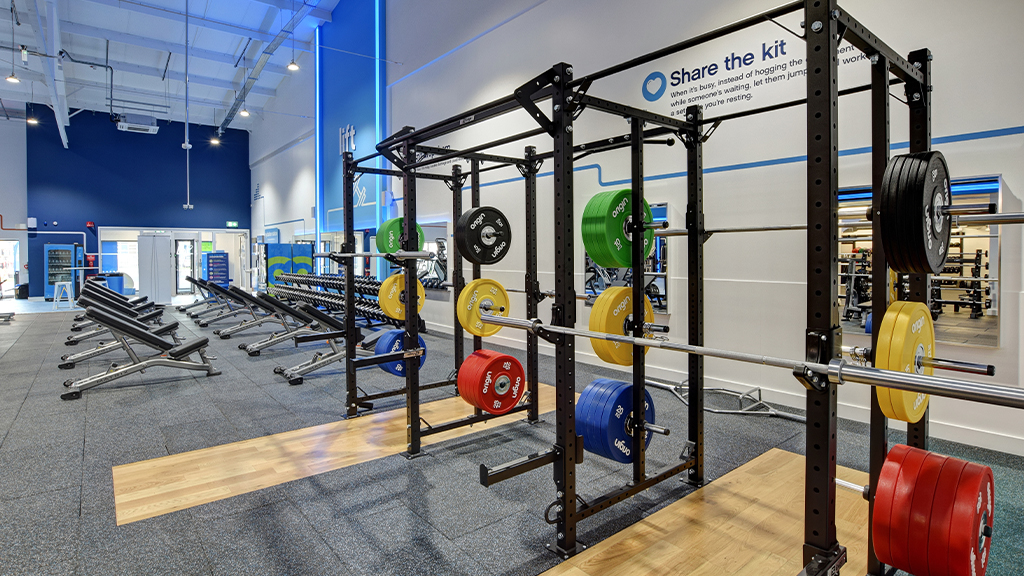 Free Weight Area The Gym Group Great Yarmouth Great Yarmouth 03003 034800