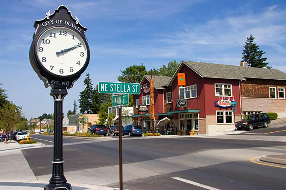 Explore the quaint shops in Duvall's historic shopping district
