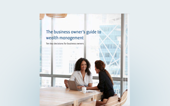 Cover page of the business owner's guide.
